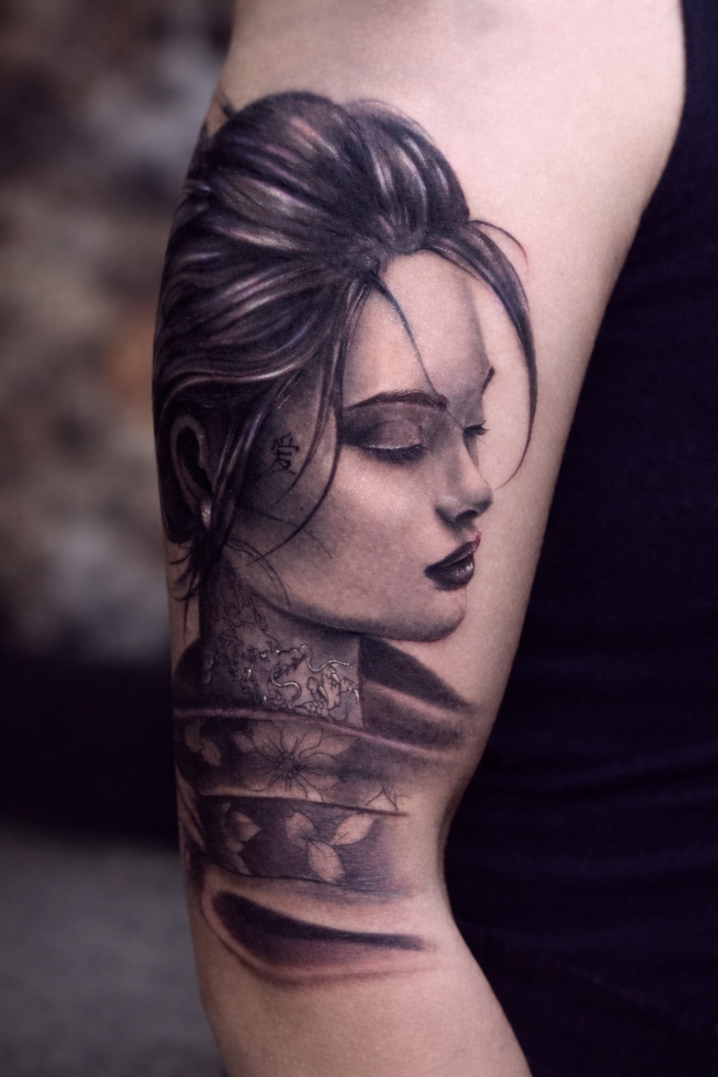 Black & gray realism — lavoro 23, Carlitos Junior Ink Roma